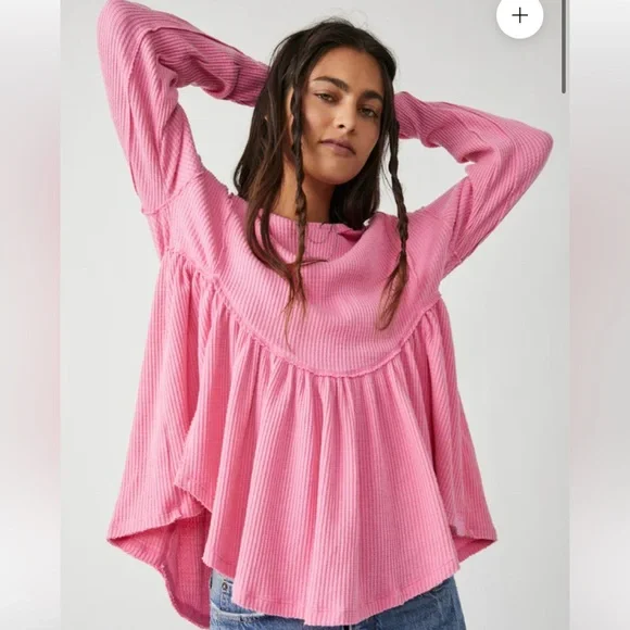 Free People Oh My Babydoll in Pink Carnation - Picture 1 of 9